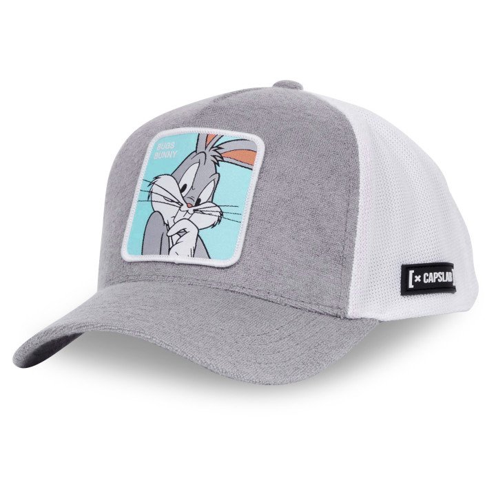 Casquette Trucker Looney Tunes Bugs Bunny Snapback - Grise - Capslab