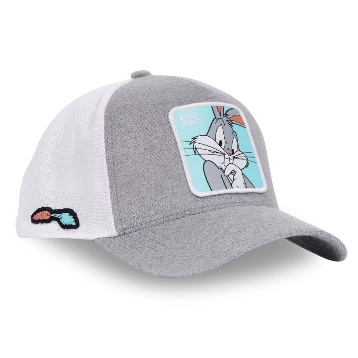 Casquette Trucker Looney Tunes Bugs Bunny Snapback - Grise - Capslab