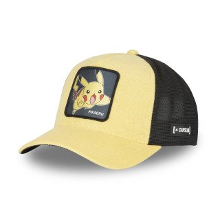 Casquette Trucker Pokemon Pikachu Snapback - Jaune - Capslab