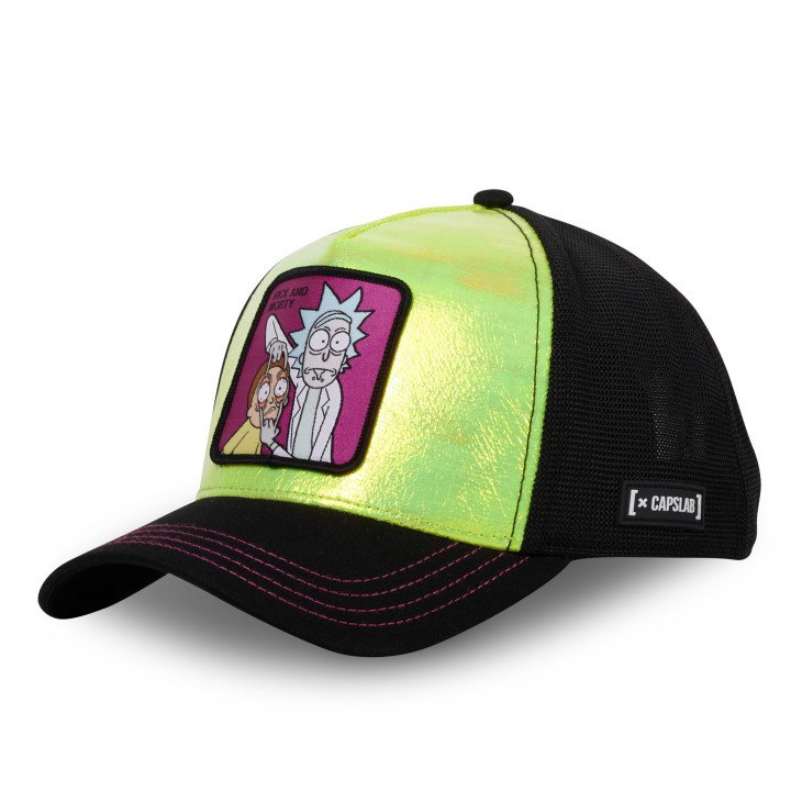 Casquette Trucker Rick And Morty Snapback - Verte - Capslab