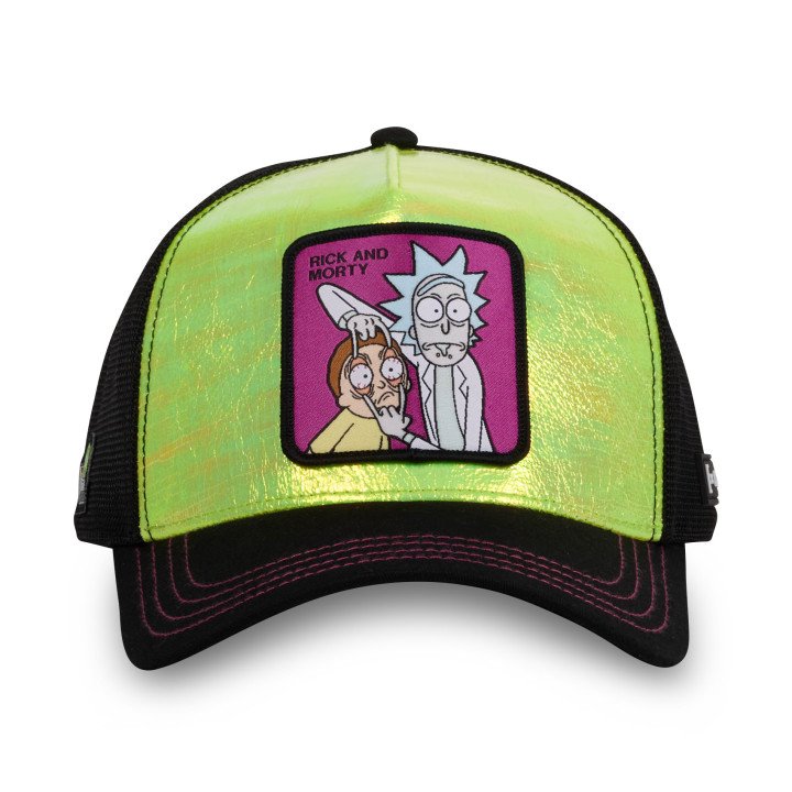 Casquette Trucker Rick And Morty Snapback - Verte - Capslab