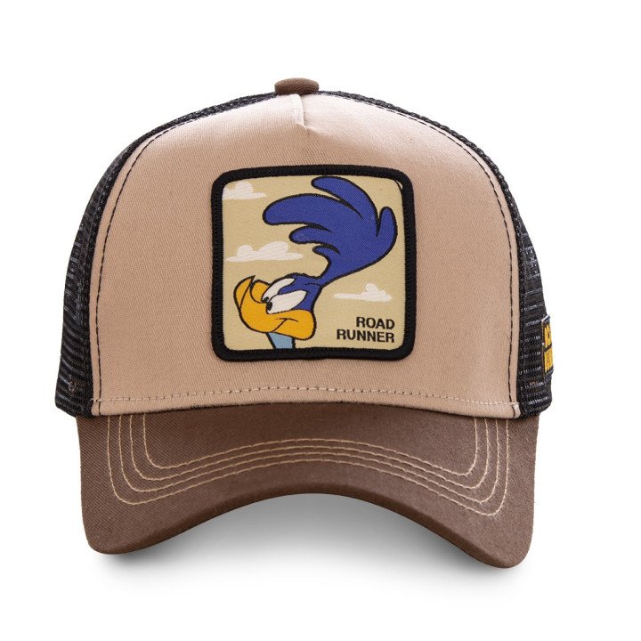 Casquette Trucker Looney Tunes Bip Bip Snapback Marron Capslab Capslab - 2